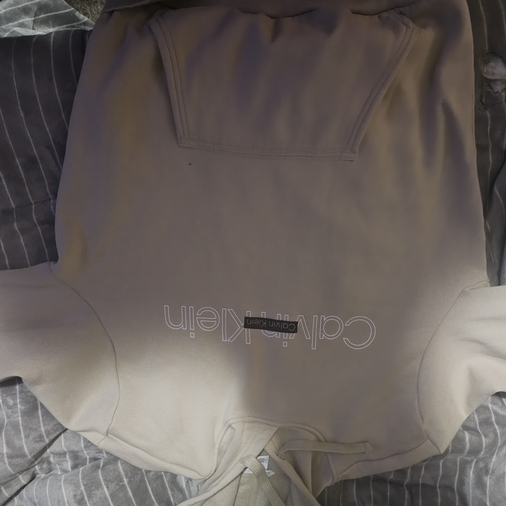 Calvin Klein Cream Hoodie